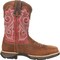 Durango Lady Rebel, Women's Composite Toe Western Work Boot, Briar Brown/Rusty Red, 9, DRD0220 DRD0220 - alternate 7